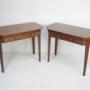 Pair Georgian Fold Over Tea Tables