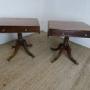Pair Regency drop flap Lamp Tables