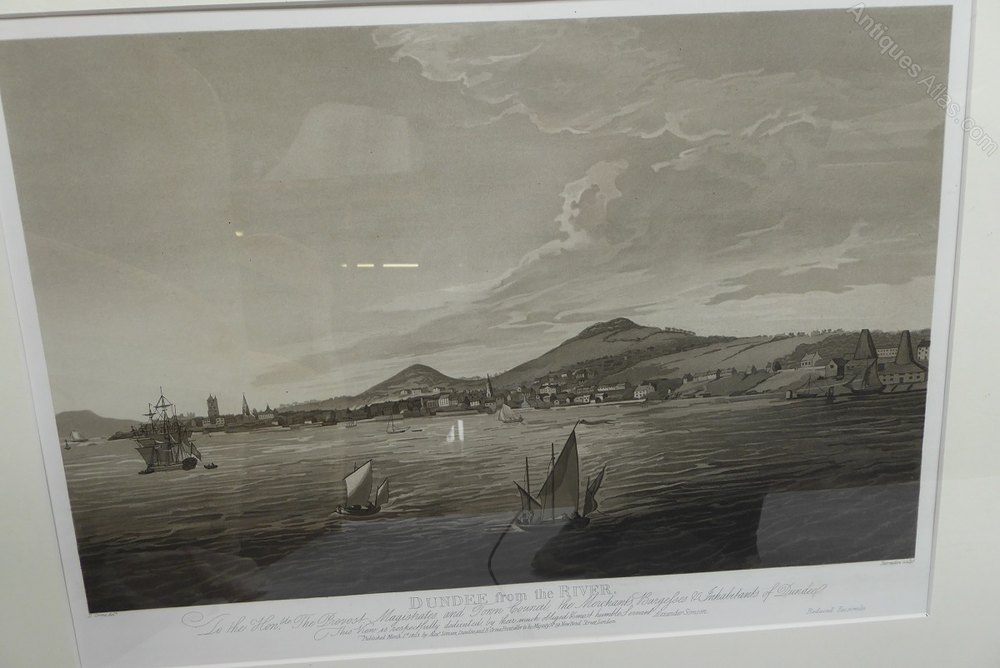 Antiques Atlas Pair Of Prints " Dundee From The River"