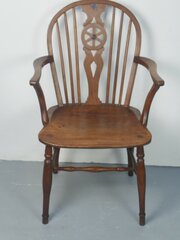 Regency Fruitwood Windsor Armchair