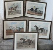 Set of 5 Horse Racing Engravings