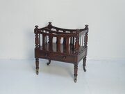 Small 19thC Canterbury Magazine Rack