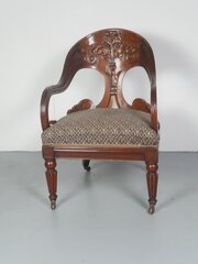 Small Exceptional Regency Armchair