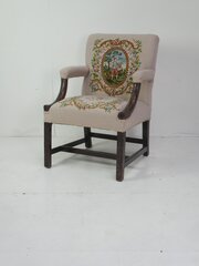 Small Georgian Gainsborough Armchair
