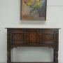 Small Solid Oak Side Cabinet