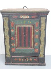 Swedish Painted Wall Cupboard
