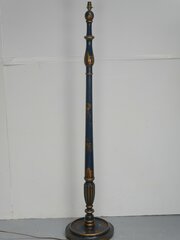 Tall Blue Chinoiserie Floor Lamp