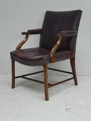 Whytock & Reid Leather Armchair
