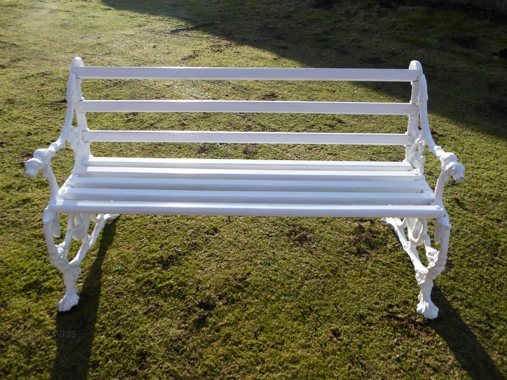 Antiques Atlas Coalbrookdale Style Garden Bench Circa 1890