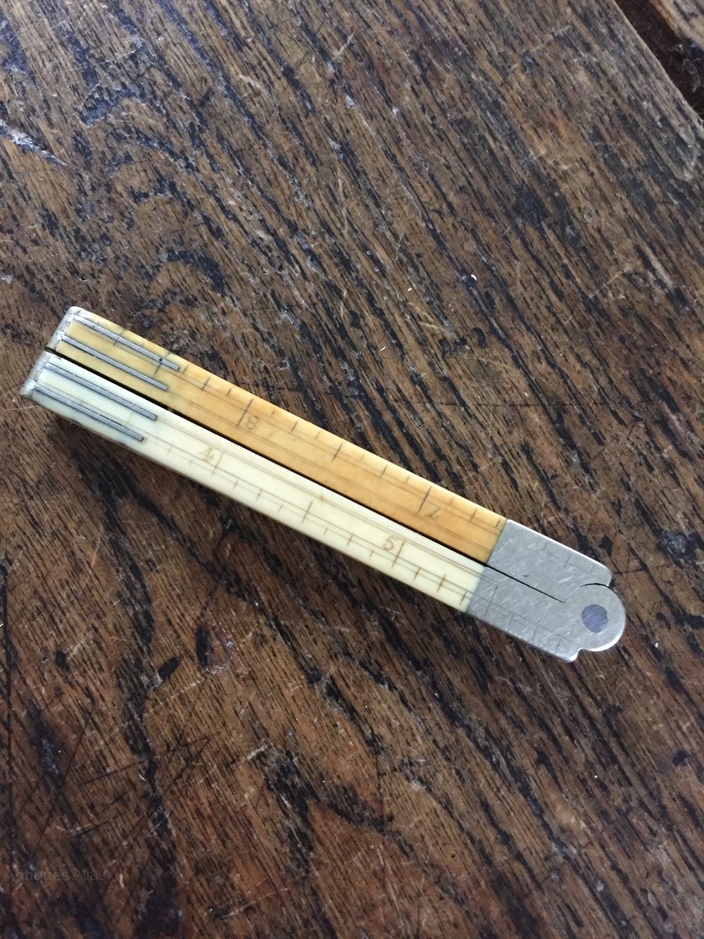 Antiques Atlas Folding Pocket Ruler