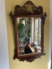 19th Century Mahogany Pier Mirror