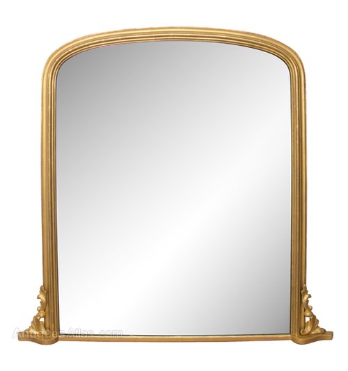 Antiques Atlas A Classic English Antique Overmantle Mirror