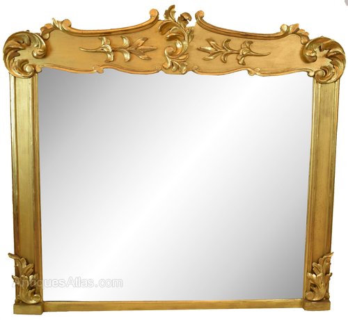 Antiques Atlas A Rare Irish Antique Gilded Overmantle Mirror - Antique Over Mantle Mirror In Ireland Antiques Atlas A Rare Irish Antique Gilded Overmantle Mirror - Antique Over Mantle Mirror In Ireland