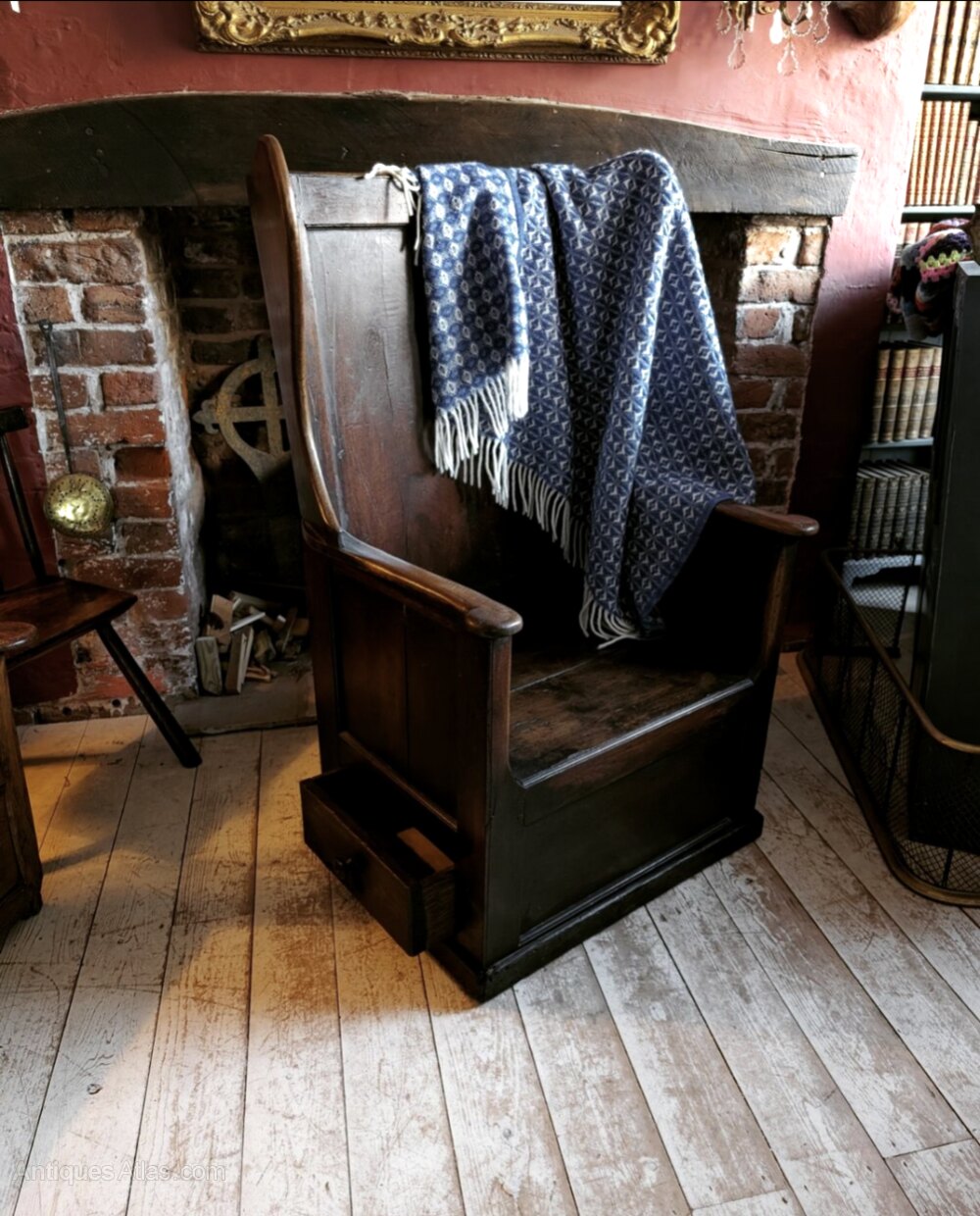 Oak Lambing Chair as986a351 / DLC50 Antiques Atlas