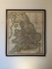 John Cary Early 19th Century Framed Map 1816
