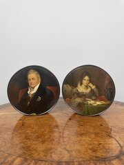 Rare Pair Of Stobwasser Snuff Boxes C1830