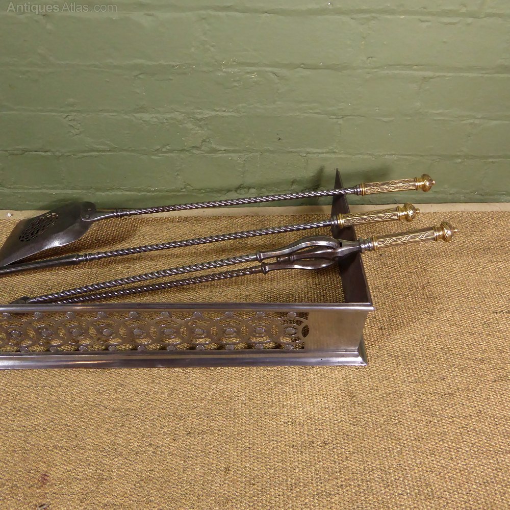 Antiques Atlas 18th C Steel Fire Fender