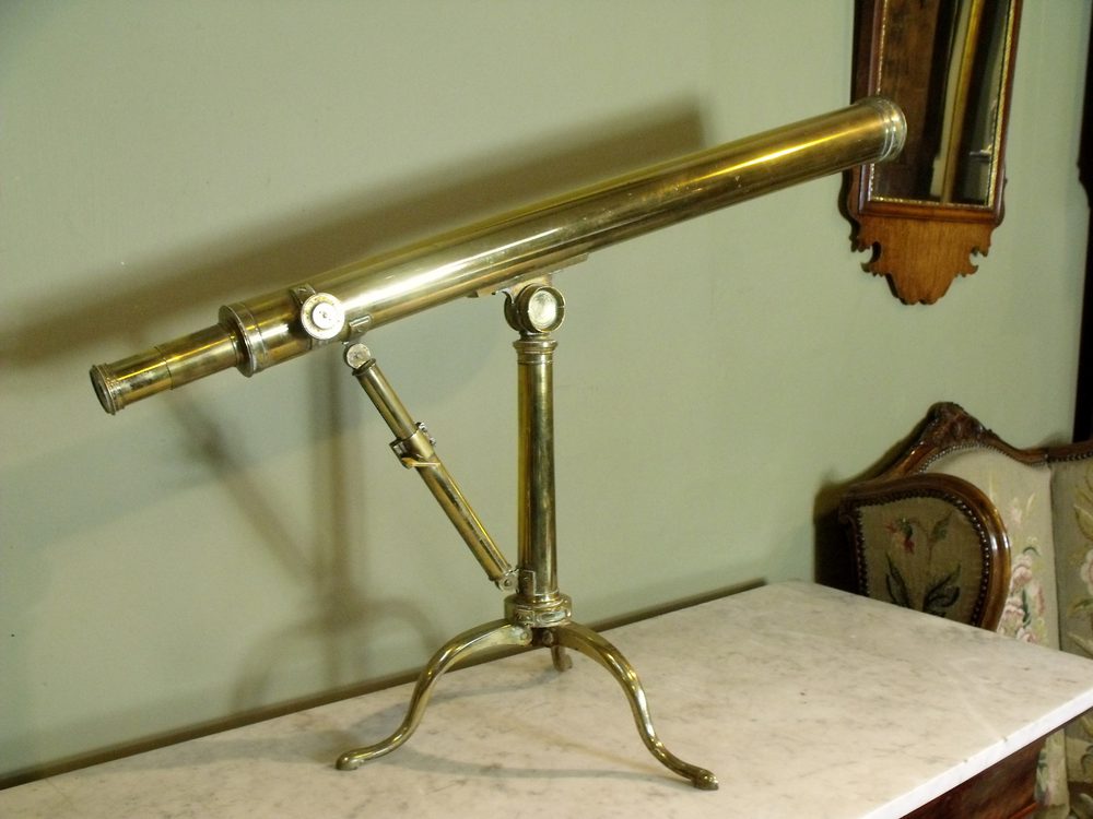 Antiques Atlas 19th C Brass Telescope