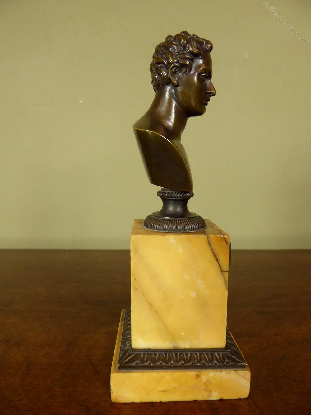 Antiques Atlas 19th C Bronze Of Byron
