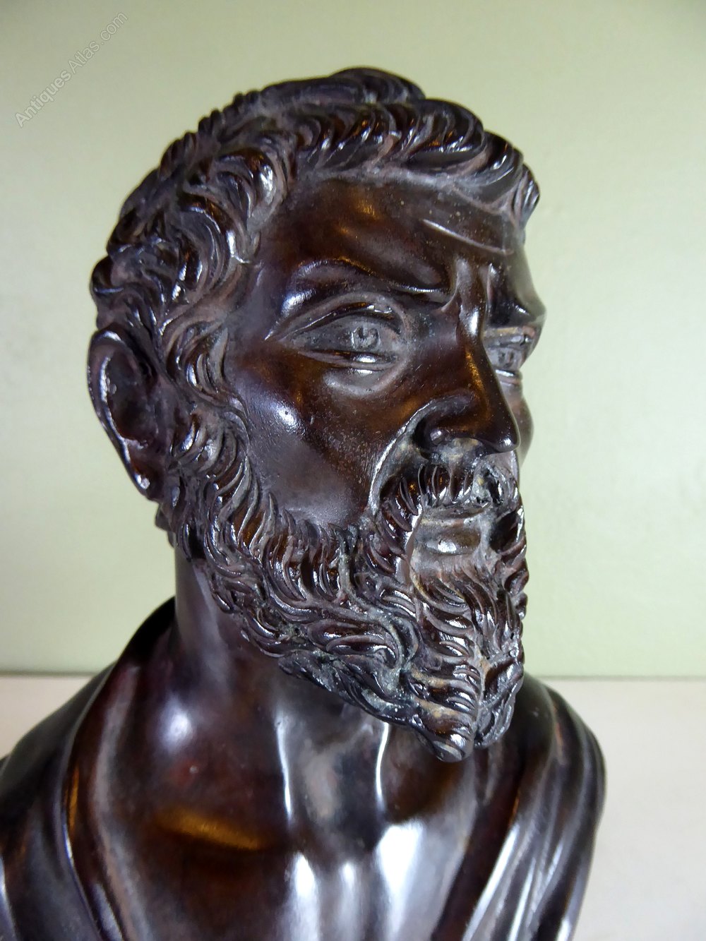 Antiques Atlas 19th C Bronze Of A Spartan