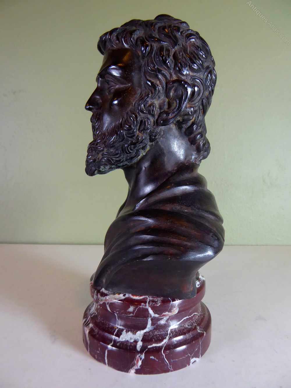 Antiques Atlas 19th C Bronze Of A Spartan