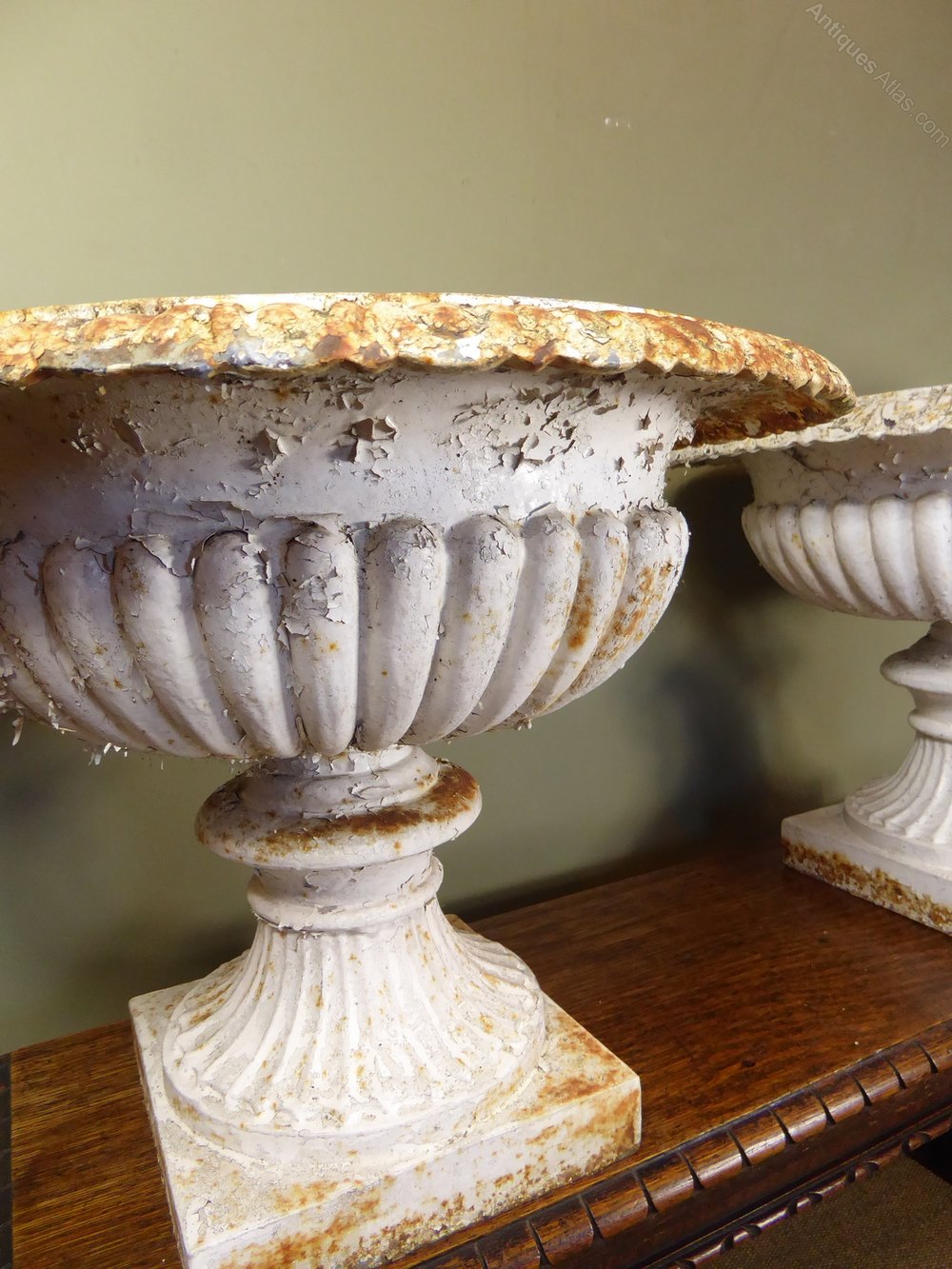 Antiques Atlas 19th C Cast Iron Vases