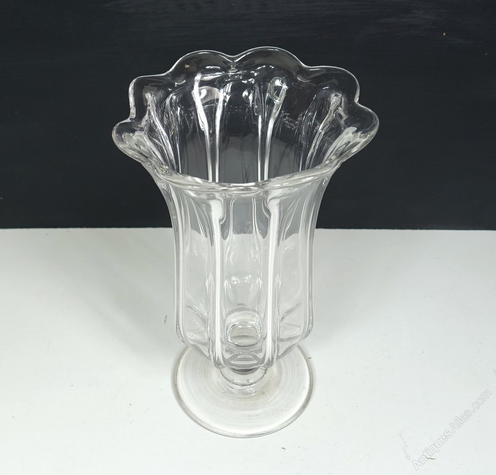 Antiques Atlas 19th C Glass Celery Vase