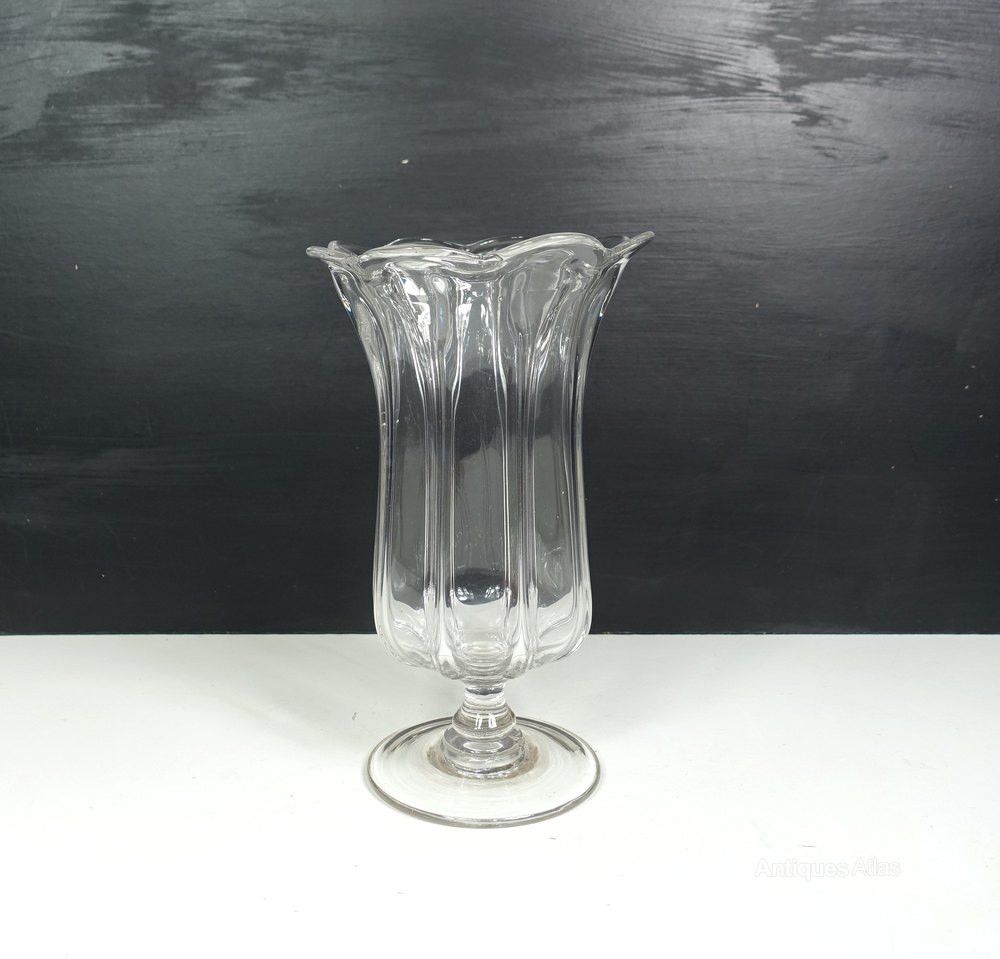 Antiques Atlas 19th C Glass Celery Vase