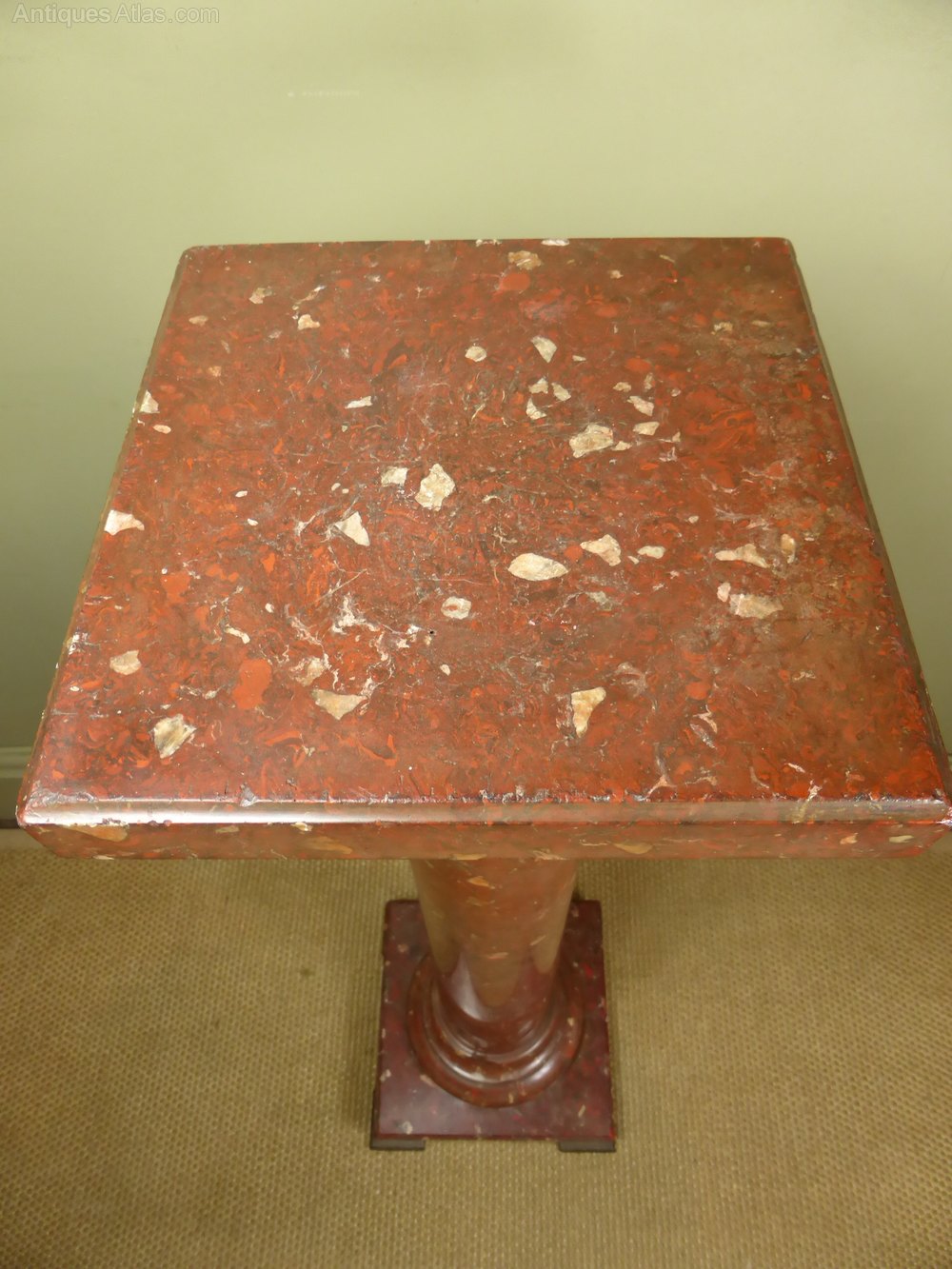 19th C Marble Pedestal Antiques Atlas