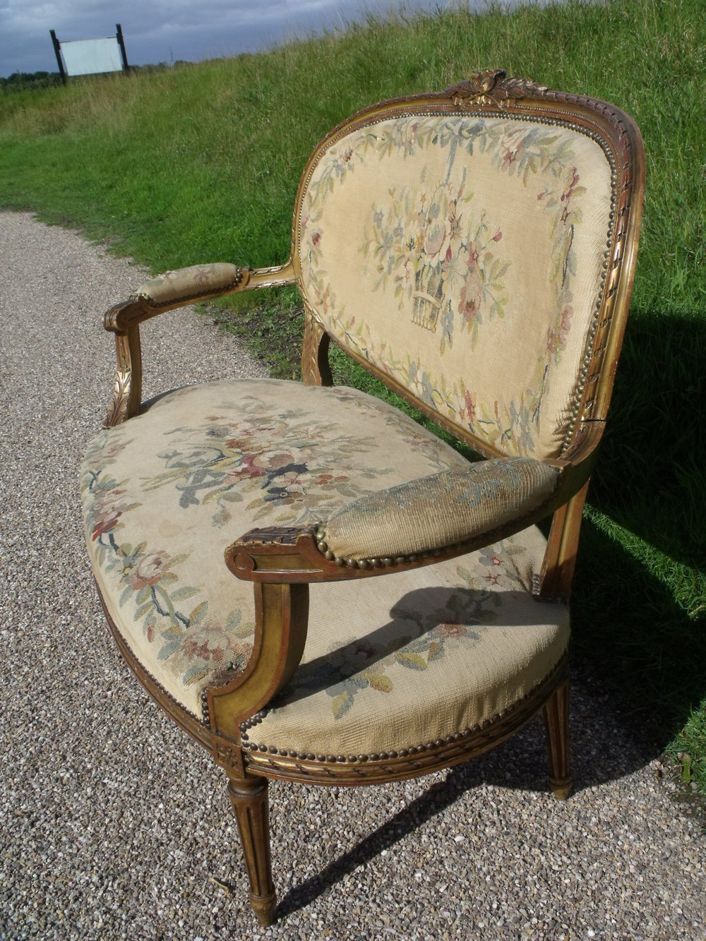 19th C Needlepoint Sofa Antiques Atlas