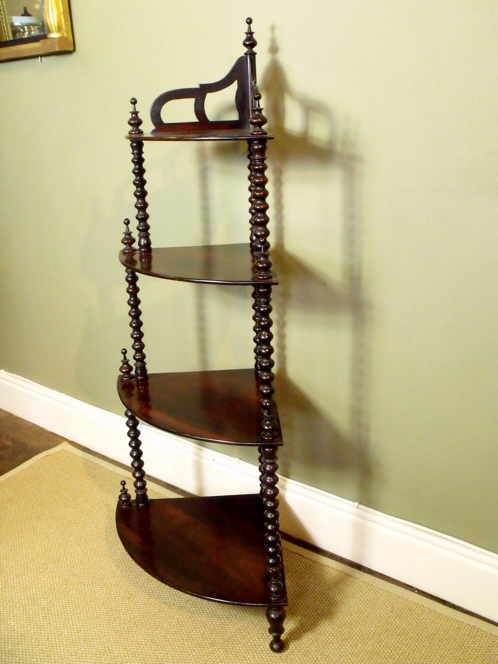 19th C Rosewood Corner Whatnot / Shelves Antiques Atlas