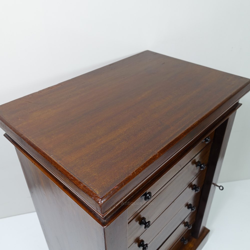 19th C Table Top Wellington Chest Antiques Atlas