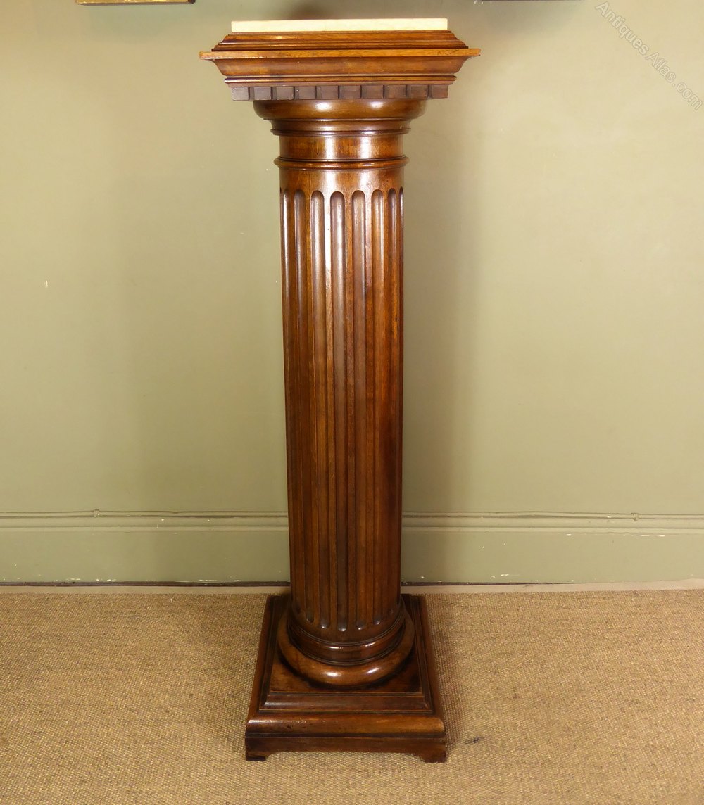 19th C Walnut Pedestal Antiques Atlas