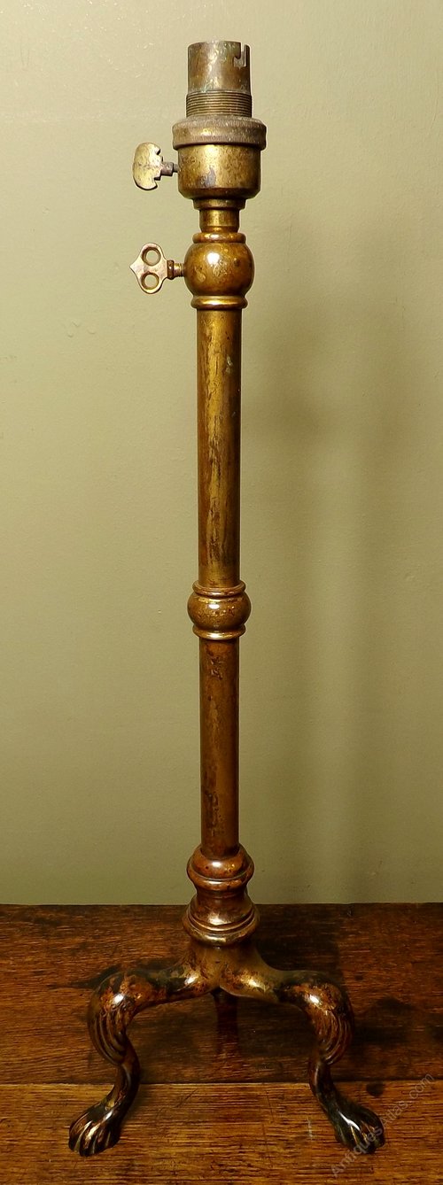 Antiques Atlas 19th C Bronze & Brass Lamp Base