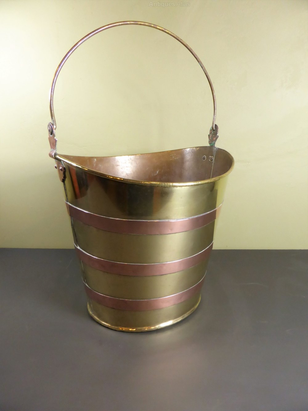 Antiques Atlas Early 19th C Brass & Copper Bucket