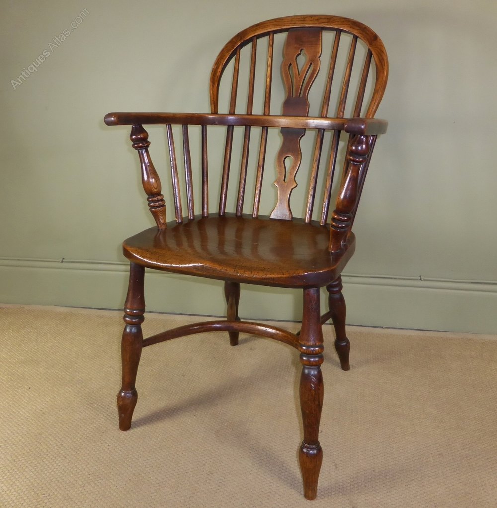 Early 19th C Windsor Arm Chair Antiques Atlas