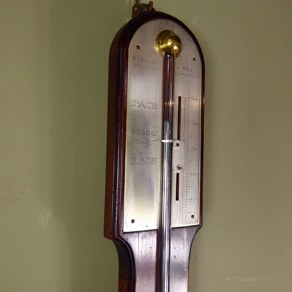 Antiques Atlas III Stick Barometer By Watkins & Hill