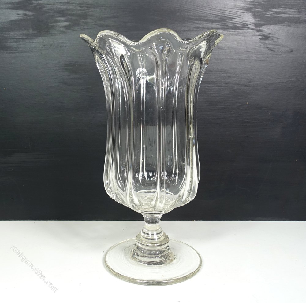 Antiques Atlas Large 19th C Glass Celery Vase