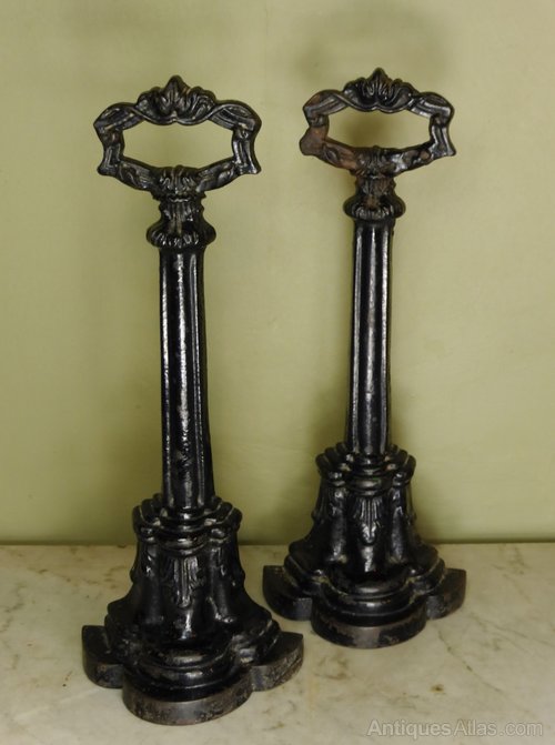 Antiques Atlas Pair Of 19th C Cast Iron Door Stops
