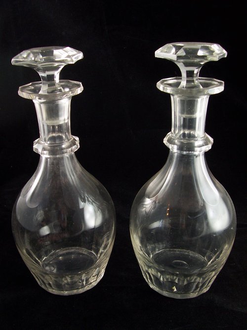 Antiques Atlas Pair Of Glass Decanters