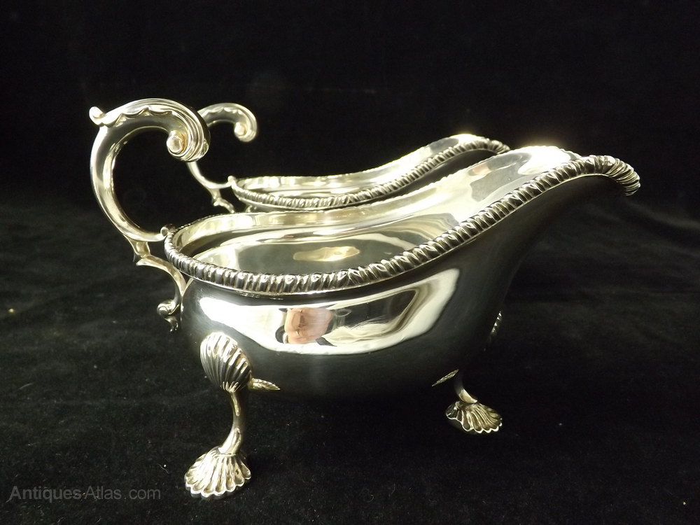Antiques Atlas Pair Of Silver Sauce Boats