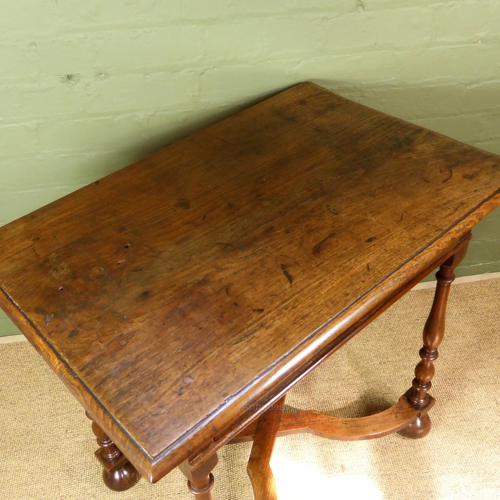 Queen Anne Oak Side Table Antiques Atlas