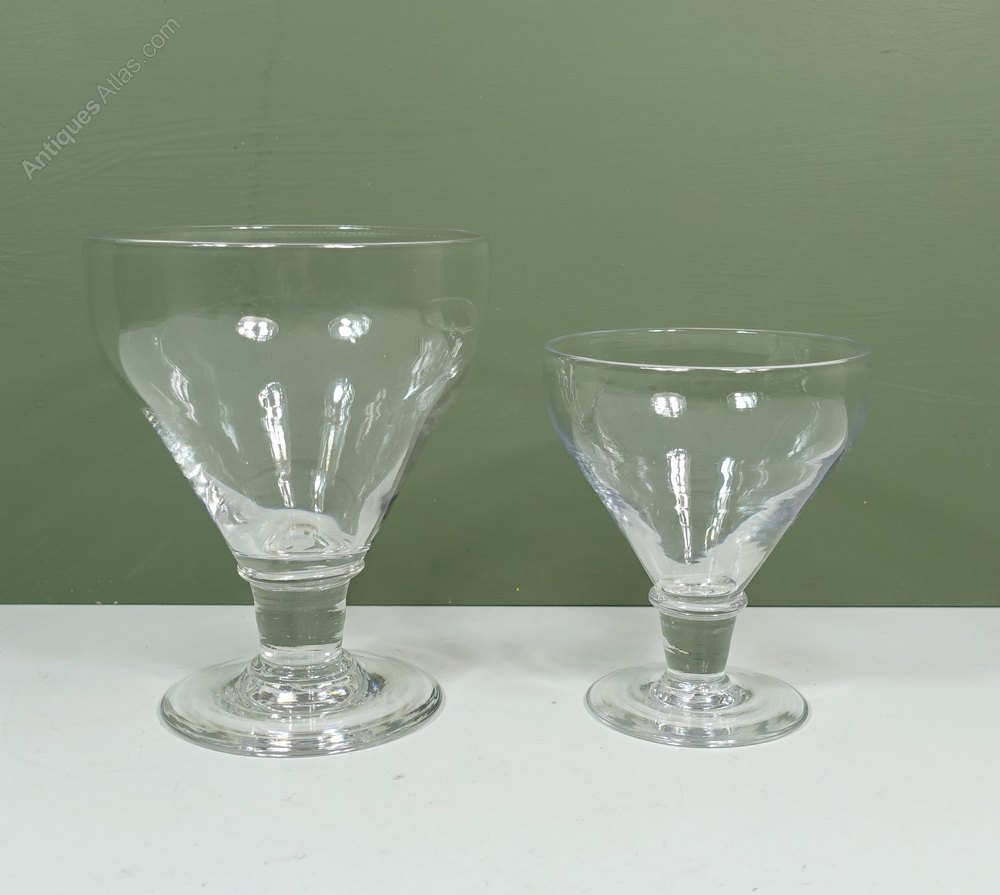 Antiques Atlas Set Of Sixteen 19th C Wine Glasses