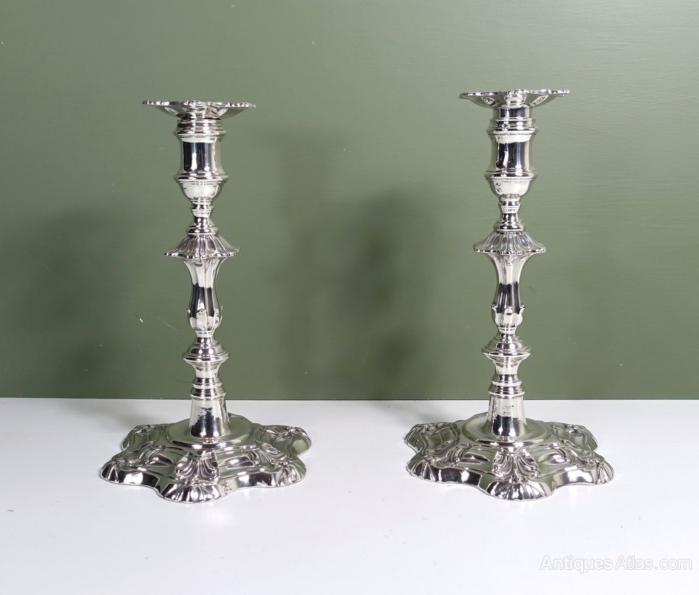 Antiques Atlas Silver Candlesticks, Sheffield 1828