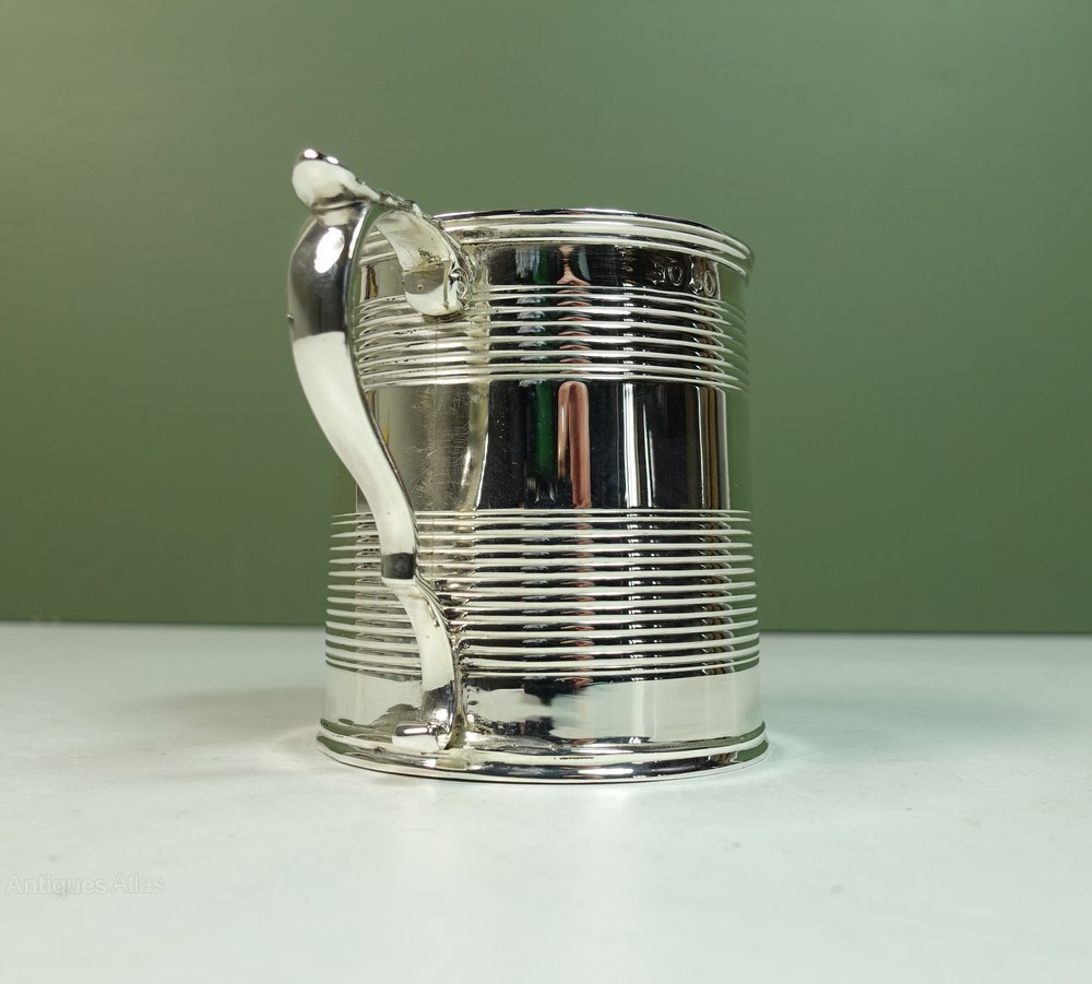 Antiques Atlas Silver Christening Mug, London 1837