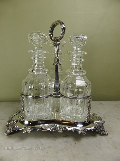 Antiques Atlas Silver Decanter Stand, London 1840