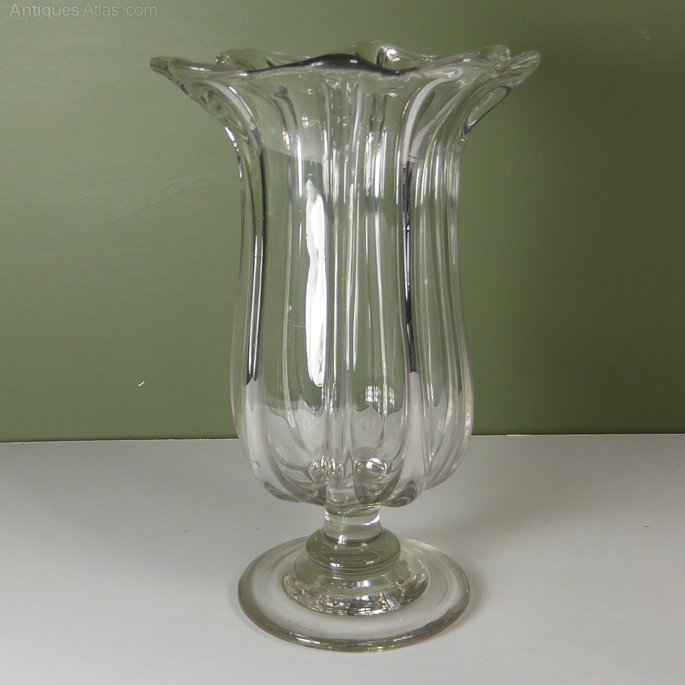 Antiques Atlas Two 19th C Glass Celery Vases