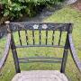 Regency open armchair  regency painted armchairs
