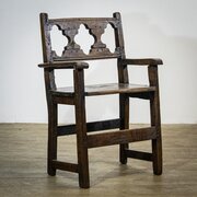 18th Century Rustic Oak Chair