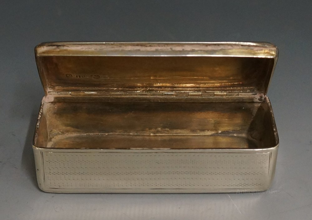 Antiques Atlas A Silver Snuff Box.